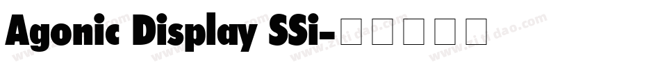 Agonic Display SSi字体转换